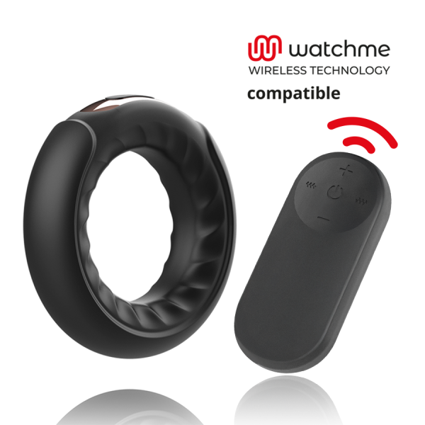 ANBIGUO ADRIANO ANILLO VIBRADOR COMPATIBLE CON WATCHME WIRELESS TECHNOLOGY