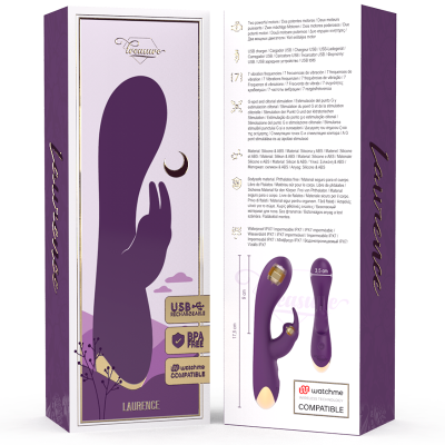 TREASURE LAURENCE RABBIT VIBRADOR MANDO CONTROL REMOTO WATCHME