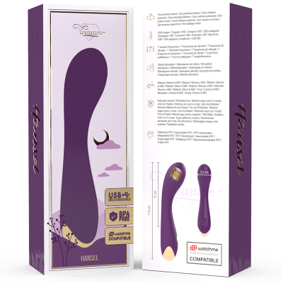 TREASURE HANSEL G SPOT VIBRADOR MANDO CONTROL REMOTO WATCHME