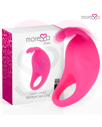 MORESSA BRAD PREMIUM SILICONE RECARGABLE ROSA MORESSA BRAD PREMIUM SILICONE RECARGABLE ROSA
