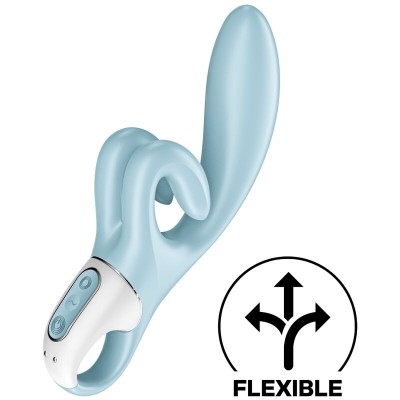 SATISFYER TOUCH ME VIBRADOR RABBIT AZUL