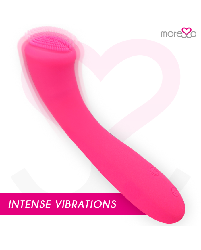 MORESSA CELSO MASAJEADOR DUO PUNTO G Y SUERO PELVICO PREMIUM SILICONE RECARGABLE