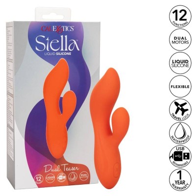 CALEXOTICS STELLA DUAL TEASER NARANJA