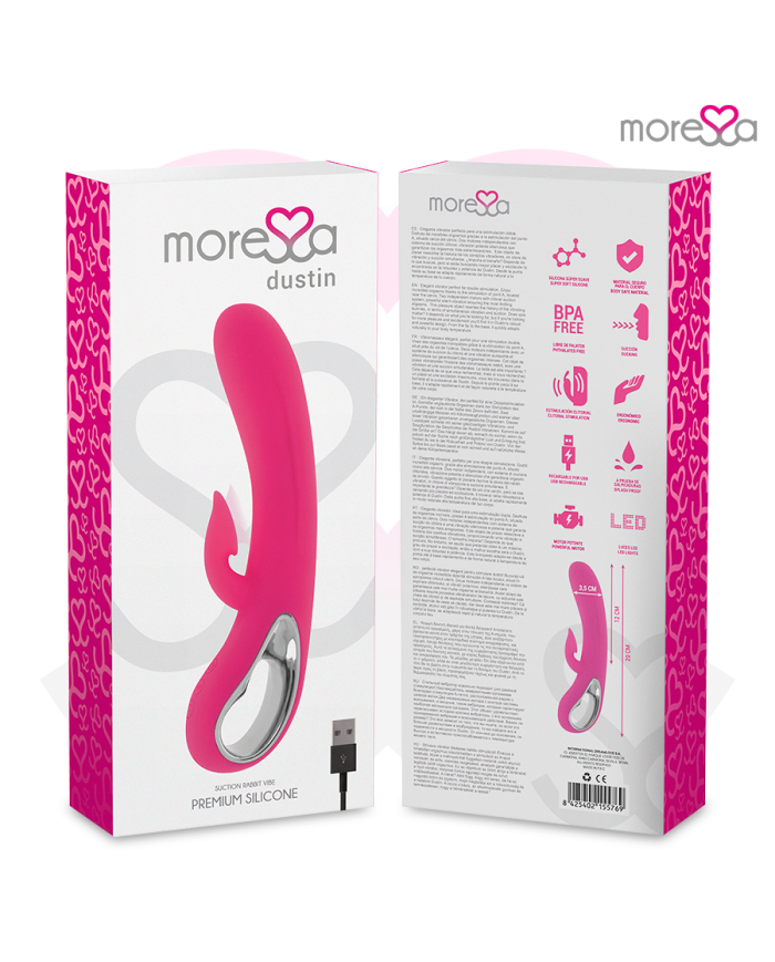 MORESSA DUSTIN ONDAS ESTIMULADORAS CLITORIAL Y POTENTE VIBRACION PREMIUM SILICONE RECARGABLE MORESSA DUSTIN ONDAS ESTIMULADORAS CLITORIAL Y POTENTE VIBRACION PREMIUM SILICONE RECARGABLE