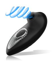 BLACKSILVER DRAKE DELUXE SUCKING VIBE SILICONA RECARGABLE NEGRO