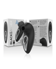 BLACKSILVER DRAKE DELUXE SUCKING VIBE SILICONA RECARGABLE NEGRO