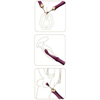 ZALO BESS 2 MASAJEADOR PERSONAL MORADO
