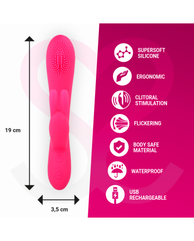 MORESSA GINO TICKLING VAGINAL PREMIUM SILICONE RECARGABLE MORESSA GINO TICKLING VAGINAL PREMIUM SILICONE RECARGABLE