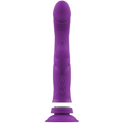 INTENSE CASANOVA VIBRADOR RABBIT SILICONA TRIPLE MOTOR MORADO