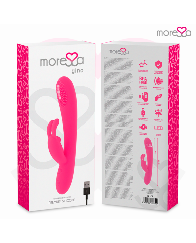 MORESSA GINO TICKLING VAGINAL PREMIUM SILICONE RECARGABLE MORESSA GINO TICKLING VAGINAL PREMIUM SILICONE RECARGABLE