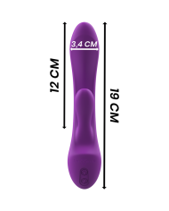 INTENSE LUIGI VIBRADOR RABBIT SILICONA LIQUIDA MORADO