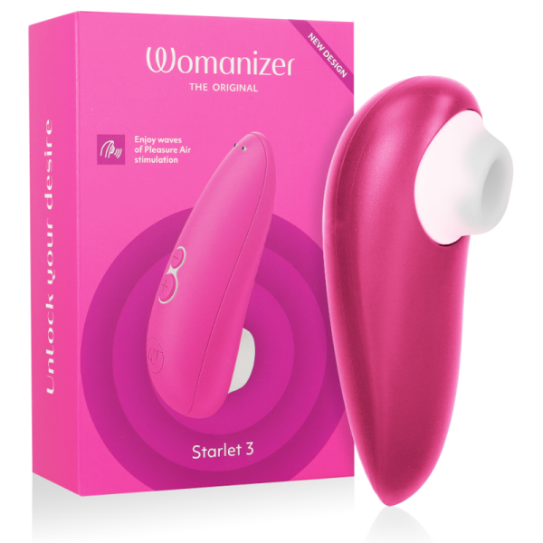 WOMANIZER STARLET 3 ESTIMULADOR CLITORIS ROSA
