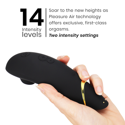 WOMANIZER PREMIUM 2 ESTIMULADOR DE CLITORIS NEGRO