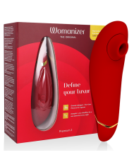 WOMANIZER PREMIUM 2 ESTIMULADOR DE CLITORIS BURDEOS