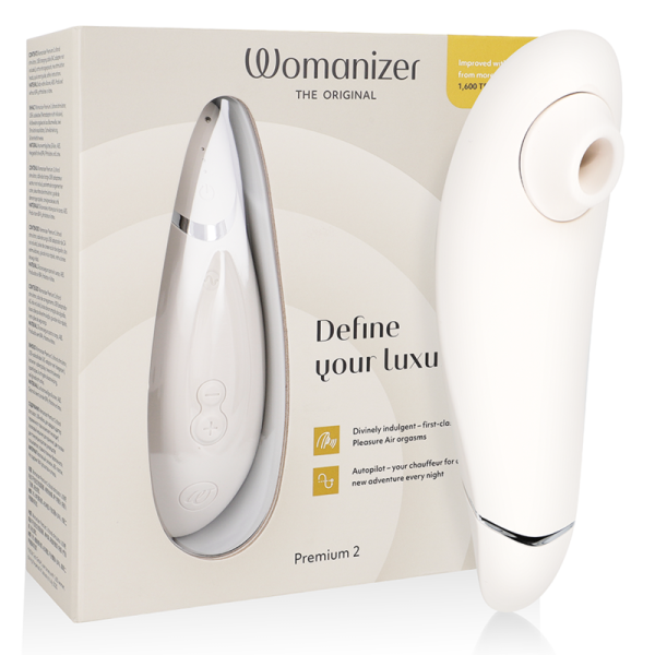WOMANIZER PREMIUM 2 ESTIMULADOR DE CLITORIS GRIS