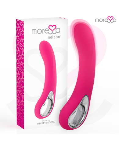 MORESSA NELSON MASAJEADOR PUNTO G PREMIUM SILICONE RECARGABLE MORESSA NELSON MASAJEADOR PUNTO G PREMIUM SILICONE RECARGABLE