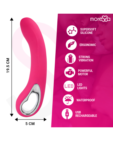 MORESSA NELSON MASAJEADOR PUNTO G PREMIUM SILICONE RECARGABLE MORESSA NELSON MASAJEADOR PUNTO G PREMIUM SILICONE RECARGABLE