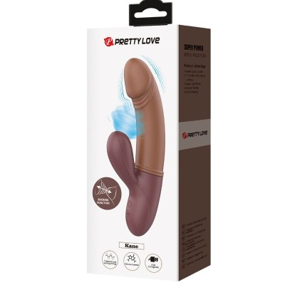 PRETTY LOVE KANE VIBRADOR PUNTO G SUCCIONADOR