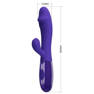 PRETTY LOVE SNAPPY YOUTH VIBRADOR ESTIMULADOR PUNTOG VIOLETA