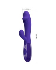 PRETTY LOVE SNAPPY YOUTH VIBRADOR ESTIMULADOR PUNTOG VIOLETA