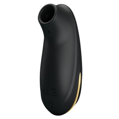 PRETTY LOVE SUCCIONADOR MASAJEADOR DE LUJO RECARGABLE NEGRO