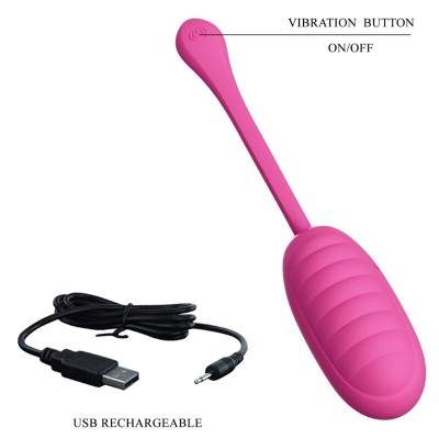 PRETTY LOVE CATALINA HUEVO VIBRADOR RECARGABLE ROSA APP GRATUITA