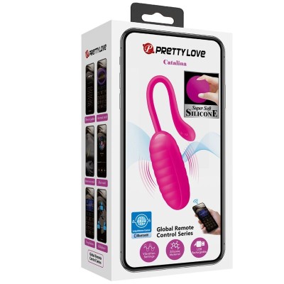 PRETTY LOVE CATALINA HUEVO VIBRADOR RECARGABLE ROSA APP GRATUITA