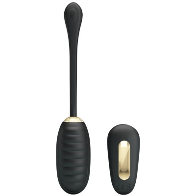 PRETTY LOVE DOREEN HUEVO VIBRADOR DE LUJO RECARGABLE NEGRO CONTROL REMOTO
