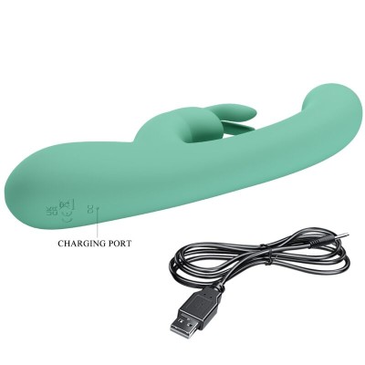 PRETTY LOVE LAMAR VIBRADOR RABBIT PUNTO G VERDE