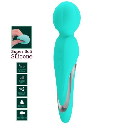 PRETTY LOVE WALTER VIBRADOR WAND VERDE AGUA