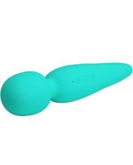 PRETTY LOVE MEREDITH MASAJEADOR 12 MODOS VIBRACION VERDE AGUA