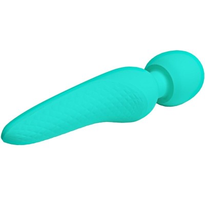 PRETTY LOVE MEREDITH MASAJEADOR 12 MODOS VIBRACION VERDE AGUA