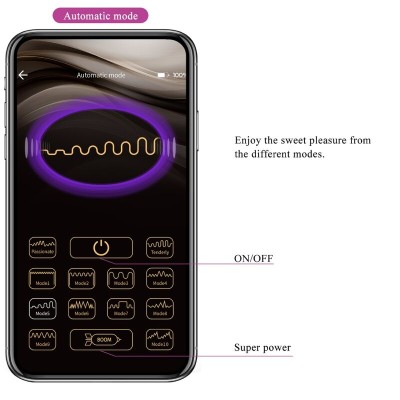 PRETTY LOVE AUGUST VIBRADOR DOBLE PLACER APP REMOTE