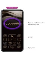 PRETTY LOVE AUGUST VIBRADOR DOBLE PLACER APP REMOTE