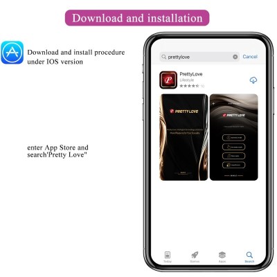 PRETTY LOVE AUGUST VIBRADOR DOBLE PLACER APP REMOTE