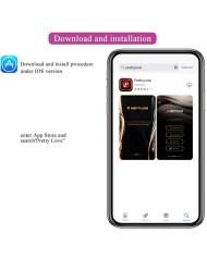 PRETTY LOVE AUGUST VIBRADOR DOBLE PLACER APP REMOTE