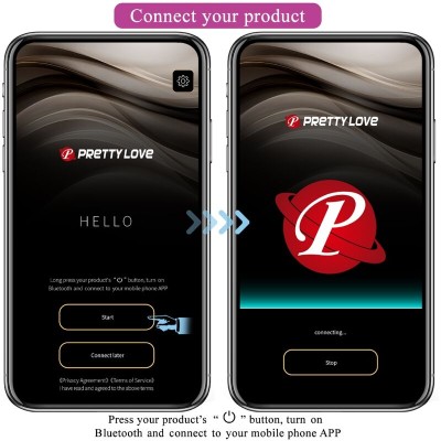 PRETTY LOVE AUGUST VIBRADOR DOBLE PLACER APP REMOTE