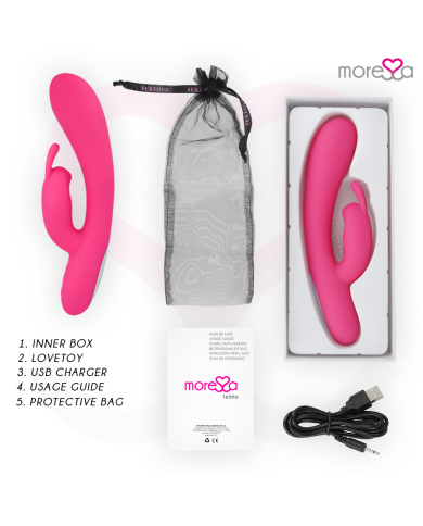 MORESSA TELMO TICKLING CLITORIAL PREMIUM SILICONE RECARGABLE MORESSA TELMO TICKLING CLITORIAL PREMIUM SILICONE RECARGABLE