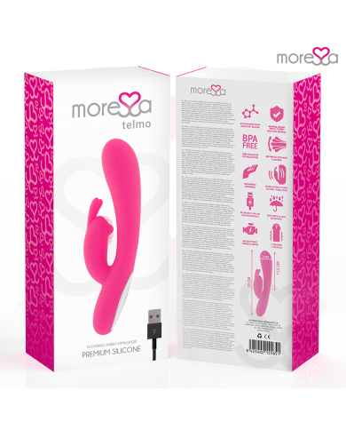 MORESSA TELMO TICKLING CLITORIAL PREMIUM SILICONE RECARGABLE MORESSA TELMO TICKLING CLITORIAL PREMIUM SILICONE RECARGABLE