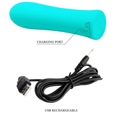PRETTY LOVE ALFREDA VIBRADOR SUPER POWER VERDE AGUA