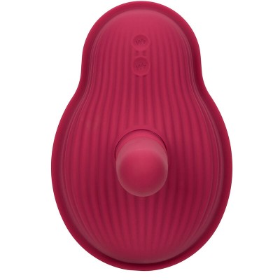 CALEXOTICS RIDER MASAJEADOR DOBLE MOTOR CONTROL REMOTO ROJO