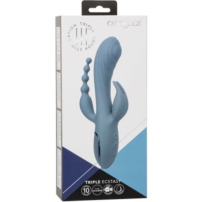 CALEXOTICS VIBRADOR TRIPLE EXTASIS GRIS