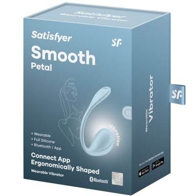 SATISFYER SMOOTH PETAL ESTIMULADOR PUNTO G CELESTE APP GRATUITA