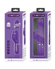 PRETTY LOVE DEJON VIBRADOR RABBIT 3 EN 1 MULTIFUNCION MORADO