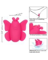 CALEXOTICS NEON VIBES THE FLUTTER VIBE ESTIMULADOR 10 VIBRACIONES ROSA