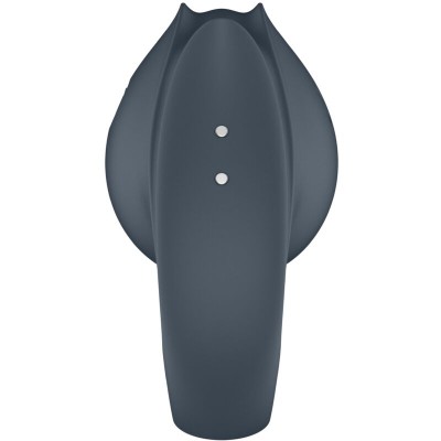 SATISFYER PERFECT PAIR 2 MULTIVIBRADOR 2 EN 1 ANILLO PARA PENE ESTIMULADOR DE DEDO GRIS