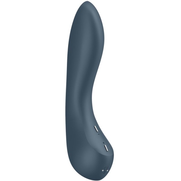 SATISFYER G SPOT WAVE 4 VIBRADOR 12 PROGRAMAS DE VIBRACION GRIS OSCURO