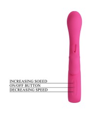PRETTY LOVE NOVAK VIBRADOR RABBIT 12 VIBRACIONES ROSA