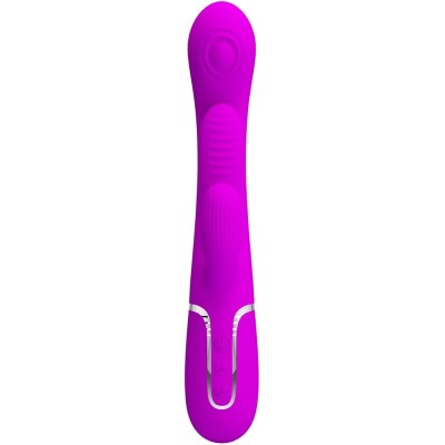 PRETTY LOVE SHANIA TRIPLE VIBRADOR RABBIT MULTIFUNCION ROSA