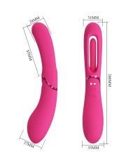 ROMANCE LEXIE VIBRADOR PUNTO G 7 VIBRACIONES ROSA